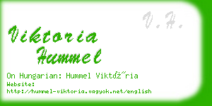 viktoria hummel business card